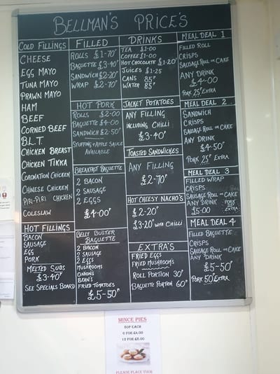 Bellmans Baguette Bar, Wisbech