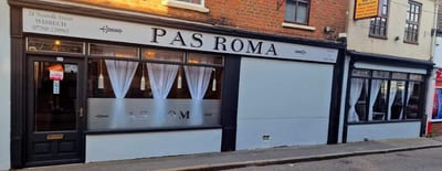 Restaurant "Pas Roma", Wisbech