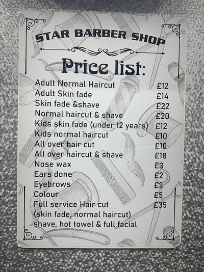 Star Barber Shop, Wisbech